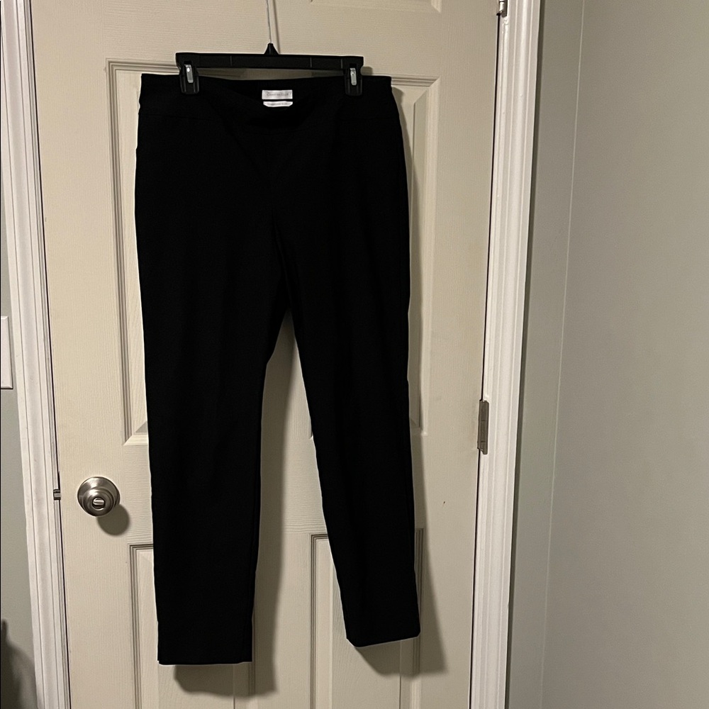 Charter Club 12P Black Straight Leg Pants